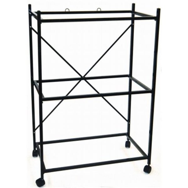 Yml YML 4164BLK Three Shelf Stand for Medium Bird Breeding Cage in Black 4164BLK